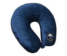 NHL Nackenkissen mit Applikation, offizielles Lizenzprodukt, Mehrfarbig, 30,5 x 33 x 10,2 cm, Applique Neck Pillow, blau, Einheitsgröße