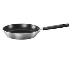 Fiskars Bratpfanne, Ø 26 cm, Für alle Kochfelder geeignet, Rostfreier Stahl/Kunststoff, Kratzfest, Hard Face, 1052246