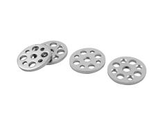 sourcing map 4 STK Möbel Metall runder Schrank Tisch Sofa Beine Befestigung Montageplatten DE de