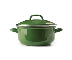 BK Cookware CC002472-001 Dutch Oven Schmortopf, 5,5 l, Grün, Aluminium
