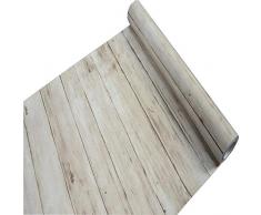 GLOW4U Rustikale Holzplank-Kontaktpapier, Selbstklebende Vinyl-Regaleinlage für Küchenschränke, Regale, Tisch, Möbel, Handwerk, Wandaufkleber, 45 x 50 cm