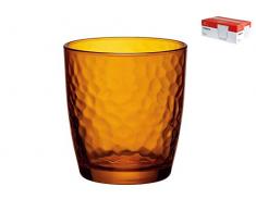 Bormioli Rocco Palatina Set Gläser, Orange, 6 Einheiten