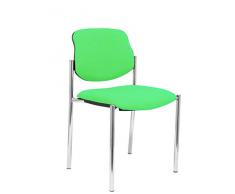 Piqueras Y Crespo (PIQU7) Fester Stuhl Villalgordo Bali Pistacho Gestell Chrom Büro, Einheitsgröße