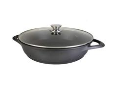 WECOOK Schmorpfanne, Edelstahl, Schwarz, 42 x 42 x 7 cm