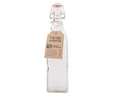 Twine 3645 Country Home Zink Legierung Chateau Jahrgang Käse Messer Markierungen, Glas, 33 Fluid_Ounces, Clear