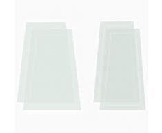 Schräg emliviar Outdoor Wand montiert 1 Light Außen Wandleuchter Laterne, schwarz Finish Lampe mit Klar Glas Glass Replacement small