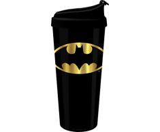 Spoontiques 21803 Batman Acrylic Travel Mug, 14 ounces, Black