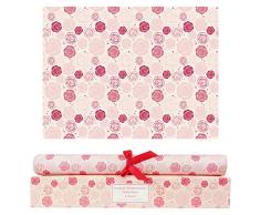 LA BELLEFÉE Duftsäckchen & Duftregal, 6 Bögen Duft Papier Liner perfekt für Kommode, Leinenschrank, Schrank, Schubladen, Küche, Bad, Schminktisch (englische Rose)