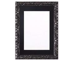 Memory Box Instagram Kissen, quadratisch, mit bruchsicherer Styrolplatte, 26 mm breit und 23 mm tief, Champagner-Rahmen mit schwarzem Passepartout, 43,2 x 43,2 cm, für 38,1 x 38,1 cm