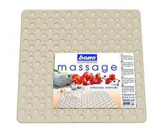 Bama Duschmatte, rutschfest, quadratisch, aus Gummi, 53 x 53 cm