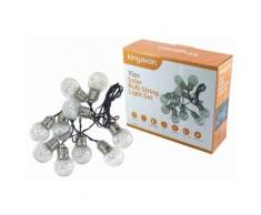 Kingavon BB Solar Leuchtmittel Lichterkette Set, transparent, 10-tlg.