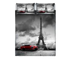 Italian Bed Linen Bettwäsche für Doppelbett, mit Digitaldruck AW16 255 X 300 X 1 cm Multicolore Aw16