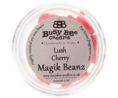 Busy Bee Kerzen Lush Cherry Magik Beanz, rot, Set von 6