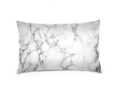 ALAZA Weiß Marmor Textur Boden Kissen Fall Fein 20x36 Mehrfarbig
