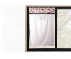 Soleil docre Scheibengardine Baumwolle 60x90 cm Rose