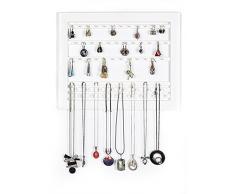 Kashay Schmuckkästchen für den Außenbereich, zeitgenössischer Rahmen zum Aufhängen, Plastik, weiß, 12 x 15 Inch