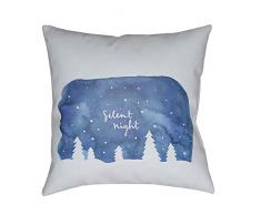 Surya Kissenbezug, Weihnachtsstern, Gelb