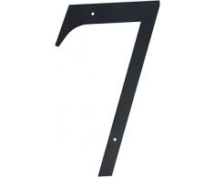 Village Schmiedeeisen 30,5 cm 7 Medium, Schwarz, Hausnummer