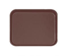 Garcia de Pou rechteckig Non-Slid Tablett, 51 x 38 cm, Fasern, braun, 51 x 38 x 30 cm