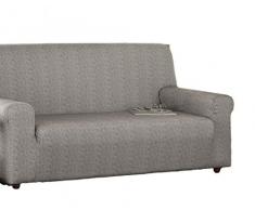 Zebra Textil Betina Elastische Sofa-Husse, Stoff, Braun, 3 Sitzer