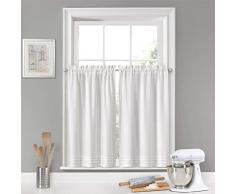 Vue Kingsbury Kleine Paneele, Sichtschutz, Fenster, Badezimmer, 1 Paar 52 x 24 weiß