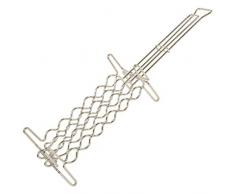 Filtex Grillrost verchromt für Würstchen/Füße, silberfarben, Einheitsgröße