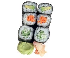 Paper House Productions Sushi-Rollen-Magnet für Kühlschränke und Spinde, 9,5 x 6,3 cm