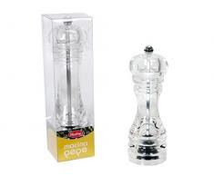 Home Karbonium Pfeffermühle, Acryl Inox, Transparent, 30 cm