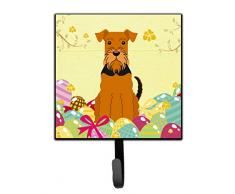 Carolines Treasures Airedale Wandhaken, Ostereier, klein, Mehrfarbig