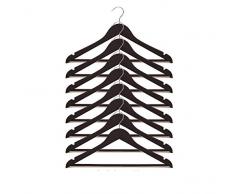 Ikea Bumerang Kleiderbügel aus Holz, 43,2 cm breit, 8 Stück, Schwarz