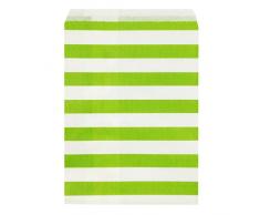 Wrapables Geschenktüten, horizontal, Limettengrün, 25 Stück
