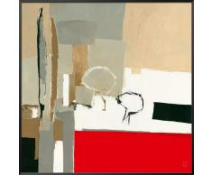 Gerahmte Kunstdrucke - Choisy, Christian - Provence ´Les terres rouges´ - 71 x 71 cm - Serie ATOS