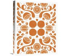 Global Galerie Elyse DeNeige Retro Orange otomí-Monotone Leinwandbild, 50,8 x 61 cm