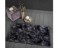 Sienna Extra Shaggy Teppich, 9 cm, Anthrazit, 120 x 170 cm, 120 x 170 cm