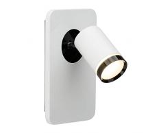 AEG Wandspot, Metall, 5 W, weiß-glänzend/schwarz