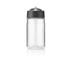 Thermos INTAK Trink Flasche mit Strohhalm - Clear (355 ml)
