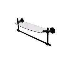 Allied Messing rd-33tb/18-bkm Retro Dot Collection 18 Single Regal mit Handtuchhalter Bar, matt schwarz