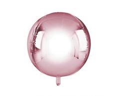 Talking Tables MET ORB-RG Folienballon Rose Gold | Ball Luftballon | Super für JGA, Hochzeit, Jubiläum, Verlobungsparty, Geburtstagsdeko, Multifarbe