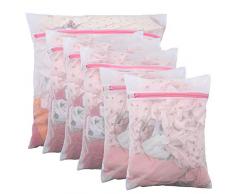 LEARJA Wäschebeutel Feines Netz (6 Set)