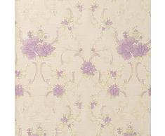 HOYOYO 43,2 x 198,1 cm Selbstklebend Regal Liner, Feuchtigkeit Proof Kommode Schublade Papier Regal Schimmelfest Antifouling Kontakt Papier, Lila Pfingstrose