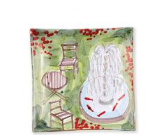 VIETRI Wandteller, quadratisch