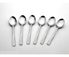Gerlach G01-004AP-LZKA-06PU-S1S1-01 Celestia Kaffeelöffel 6-teilig, 18/10 Steel