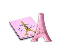 Rosanna 97649 C est Paris Serviertablett, Porzellan, Pink/Gold