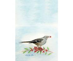 Betsy Drake GT277 Gästetuch Mockingbird & Berries