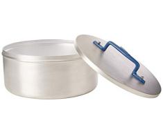 ITALO OTTINETTI bemalt Box Griff 24 cm, Aluminium, Blau, One Size