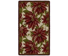 Brumlow Mills, Weihnachtsstern 50,8 x 86,4 cm Granat