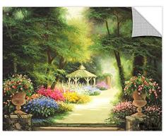 Egidio Antonaccio Leinwand, Motiv Gartenpavillon, 91 x 122 cm