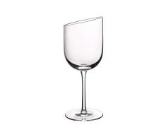 Villeroy & Boch 11-3653-0020 NewMoon Rotweinkelch, Elegantes, modern geschnittenes Glas für Rotwein, Kristallglas, klar, spülmaschinengeeignet