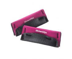 Küchengriffe, 2 Stück himbeere