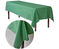 COLORED BIRD Tischdecken mit Buntem Vogel, Dunkelgrün